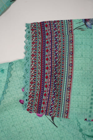 Rozi - Printed Viscose Outfit - Ready to Wear PD128-SB