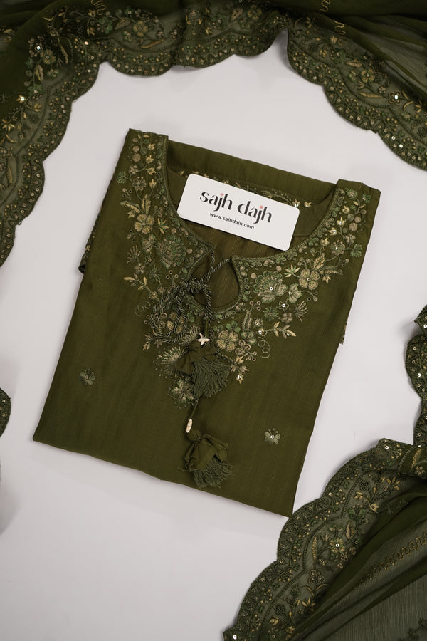 SadaBahar Originals  - Luxury Festive Collection With  Chiffon Dupatta  - Ready to Wear SD307