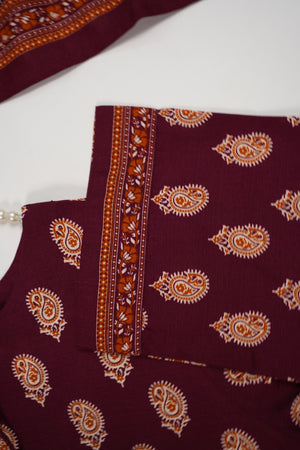 Bin Saeed Originals - Exclusive Khaddar Outfit with  Shawl - Ready to Wear SD535