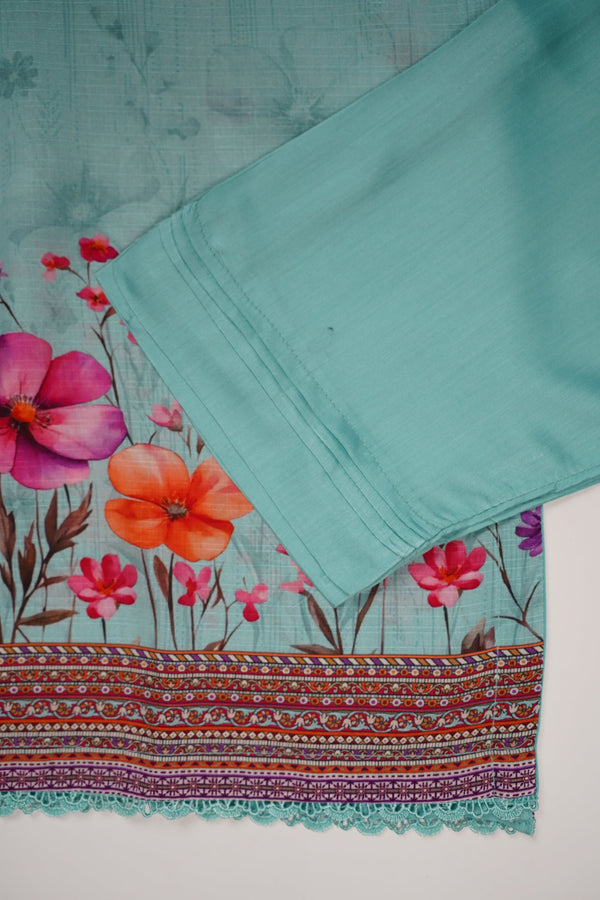 Rozi - Printed Viscose Outfit - Ready to Wear PD124