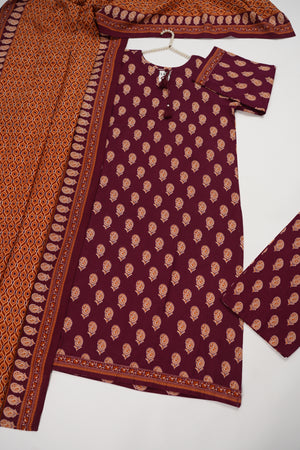 Bin Saeed Originals - Exclusive Khaddar Outfit with  Shawl - Ready to Wear SD535