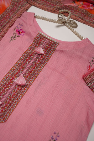 Rozi - Printed Viscose Outfit - Ready to Wear PD129-SB