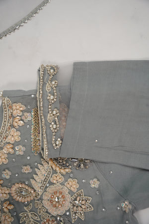 Khaas - Luxury Net Outfit with Net  Dupatta - Ready to Wear SD499