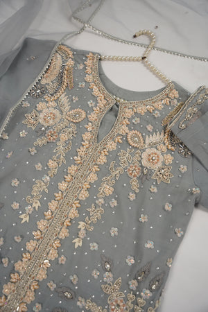 Khaas - Luxury Net Outfit with Net  Dupatta - Ready to Wear SD499