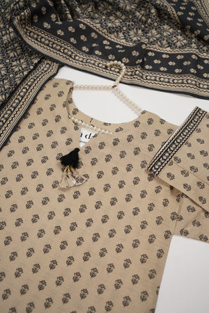 Bin Saeed Originals - Exclusive Khaddar Outfit with  Shawl - Ready to Wear SD534