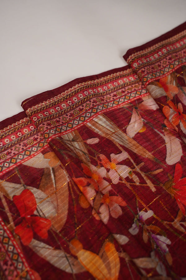 Rozi - Printed Viscose Outfit - Ready to Wear PD123