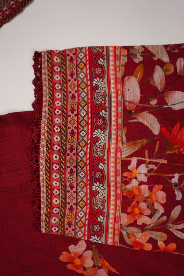 Rozi - Printed Viscose Outfit - Ready to Wear PD123