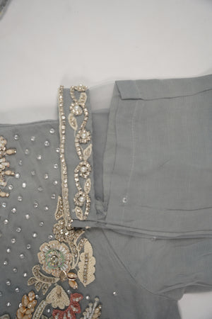 Khaas - Luxury Net Outfit with Net  Dupatta - Ready to Wear SD498