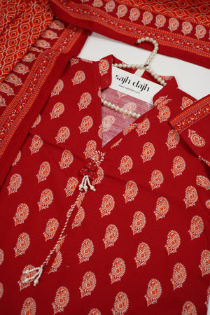 Bin Saeed Originals  - Exclusive Khaddar Outfit with  Shawl - Ready to Wear SD546