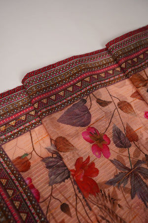 Rozi - Printed Viscose Outfit - Ready to Wear PD130 - SB