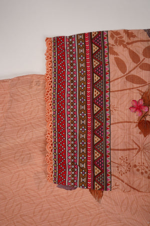 Rozi - Printed Viscose Outfit - Ready to Wear PD130 - SB