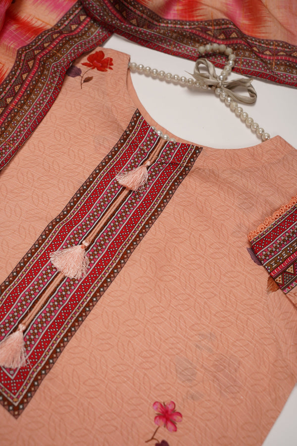 Rozi - Printed Viscose Outfit - Ready to Wear PD130