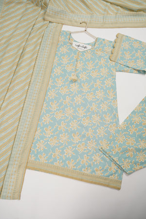 Bin Saeed Originals  - Exclusive Khaddar Outfit with  Shawl - Ready to Wear SD537