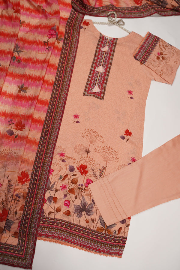 Rozi - Printed Viscose Outfit - Ready to Wear PD130