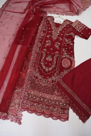 Tehwar  - Luxury Festive Collection With Dupatta  - Ready to Wear SD261