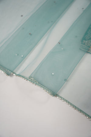 Khaas - Luxury Net Outfit with Net  Dupatta - Ready to Wear SD496