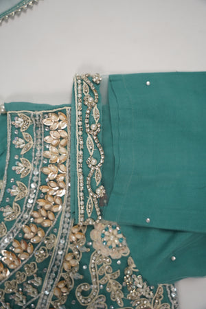 Khaas - Luxury Net Outfit with Net  Dupatta - Ready to Wear SD496