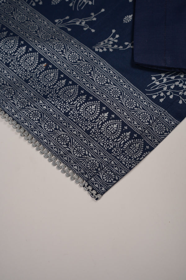 Rozi - Printed  cotton  Outfit With cotton Dupatta - Ready to Wear PD106