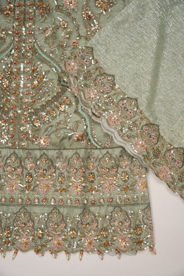 PREORDER - Husan e Jahan - Luxury Festive Collection with  Shararah  - Ready to Wear-MC201