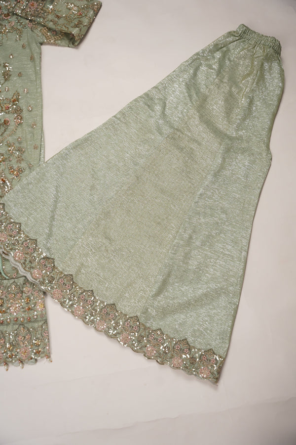 PREORDER - Husan e Jahan - Luxury Festive Collection with  Shararah  - Ready to Wear-MC201