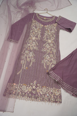 Khaas - Luxury Net Outfit with Net  Dupatta - Ready to Wear SD497