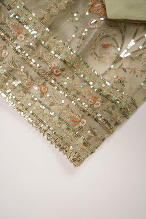 Tehwar - Luxury Organza Maxi  - Ready to Wear -SB-Maxi-pista