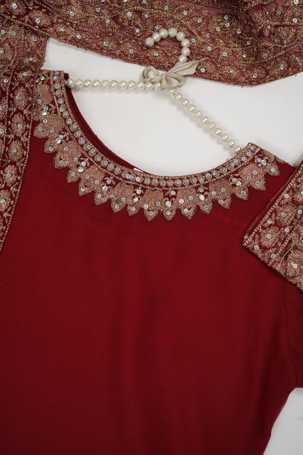 Chiffon Budget Wear Suit with Chiffon Dupatta - Ready to Wear