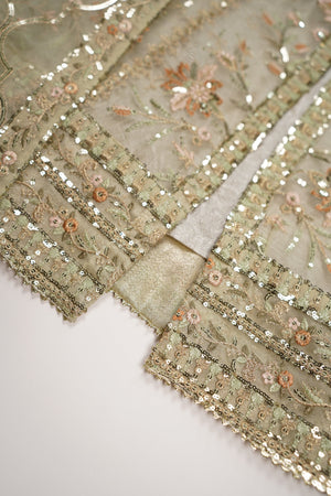 Tehwar - Luxury Organza Maxi  - Ready to Wear -SB-Maxi-pista