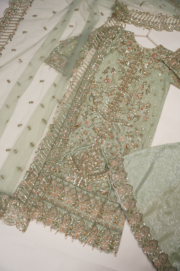 Husan e Jahan - Luxury Festive Collection with  Shararah  - Ready to Wear-MC201