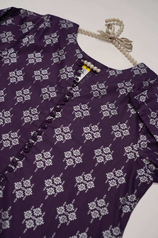 Rozi - Printed  cotton  Outfit - Ready to Wear PD122