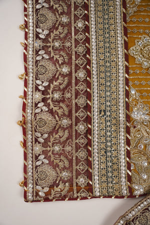 Husan e Jahan - Luxury Festive Collection with  Gharara - Ready to Wear- MC202