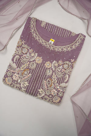 Khaas - Luxury Net Outfit with Net  Dupatta - Ready to Wear SD497