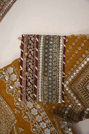 Husan e Jahan - Luxury Festive Collection with  Gharara - Ready to Wear- MC202