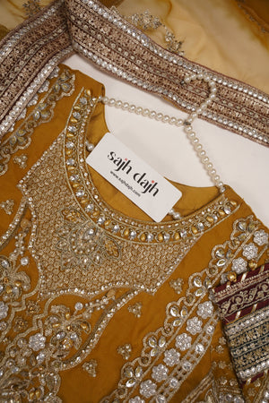 Husan e Jahan - Luxury Festive Collection with  Gharara - Ready to Wear- MC202