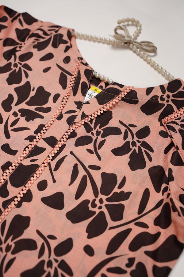 Rozi - Printed  Cotton Outfit - Ready to Wear PD125