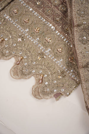 Husan e Jahan - Luxury Festive Collection with Crushed Sharara - Ready to Wear -MC203