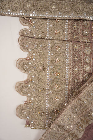 Husan e Jahan - Luxury Festive Collection with Crushed Sharara - Ready to Wear -MC203