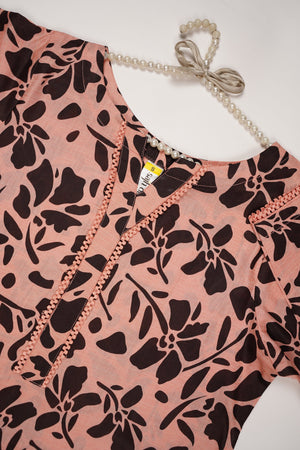 Rozi - Printed  Cotton Outfit - Ready to Wear PD125 -SB