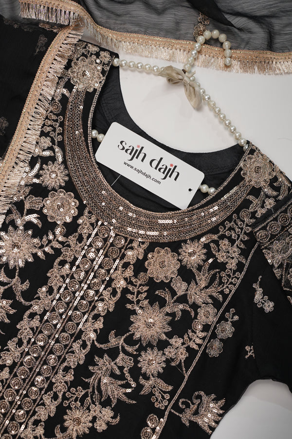 Chiffon Budget Wear Suit with Chiffon Dupatta - Ready to Wear PD021