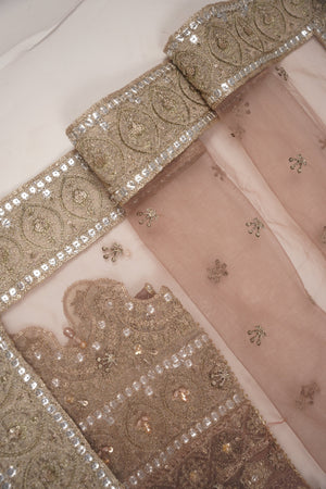 Husan e Jahan - Luxury Festive Collection with Crushed Sharara - Ready to Wear -MC203