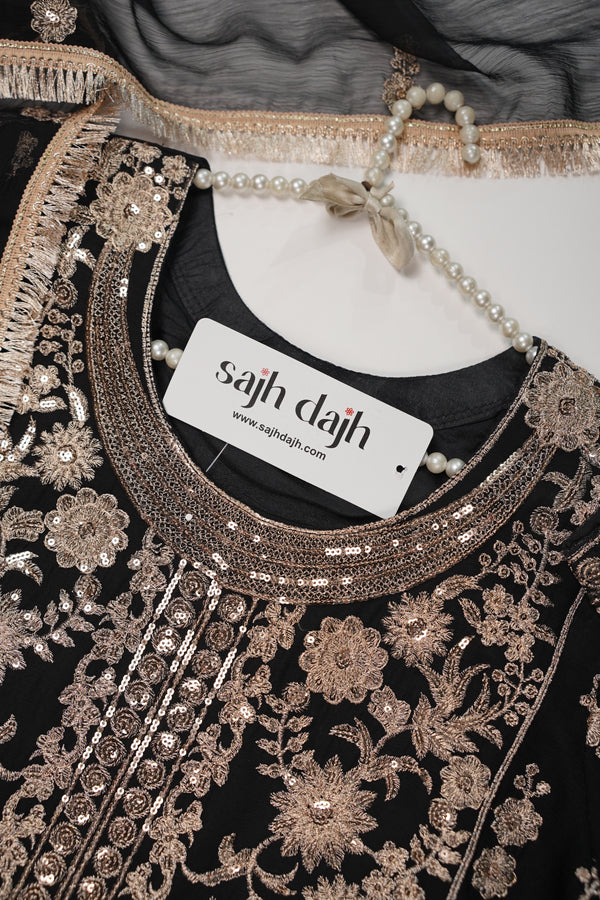 Chiffon Budget Wear Suit with Chiffon Dupatta - Ready to Wear PD021