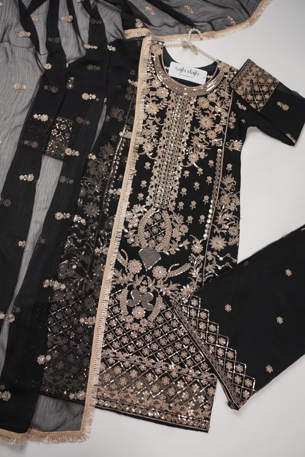 Chiffon Budget Wear Suit with Chiffon Dupatta - Ready to Wear PD021