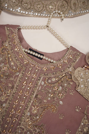 Husan e Jahan - Luxury Festive Collection with Crushed Sharara - Ready to Wear -MC203
