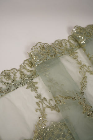 Tehwar - Luxury Organza Festive Collection with Sharara - Ready to Wear - Tehv9d1