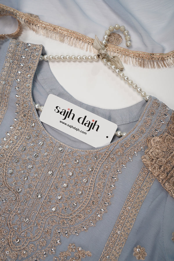 Chiffon Budget Wear Suit with Chiffon Dupatta - Ready to Wear PD020