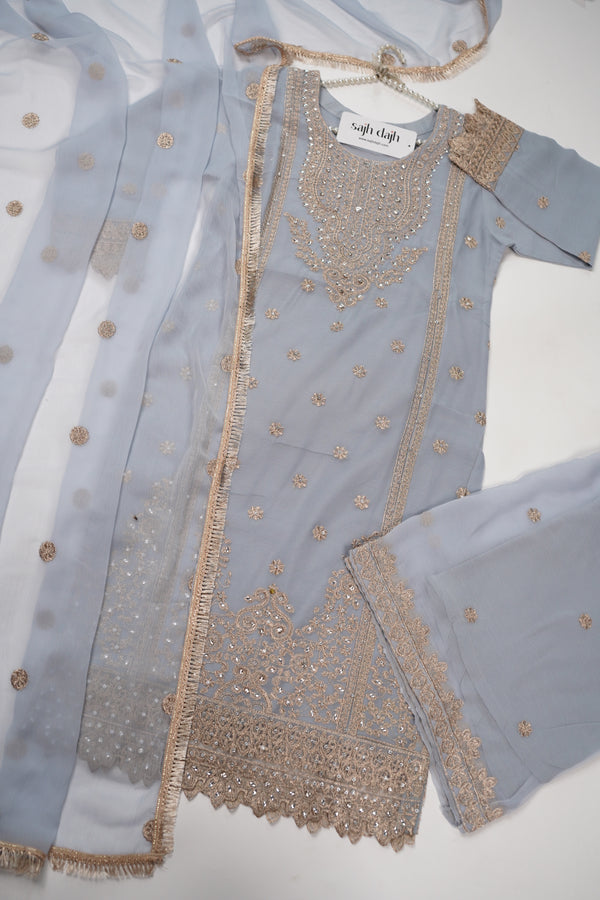 Chiffon Budget Wear Suit with Chiffon Dupatta - Ready to Wear PD020