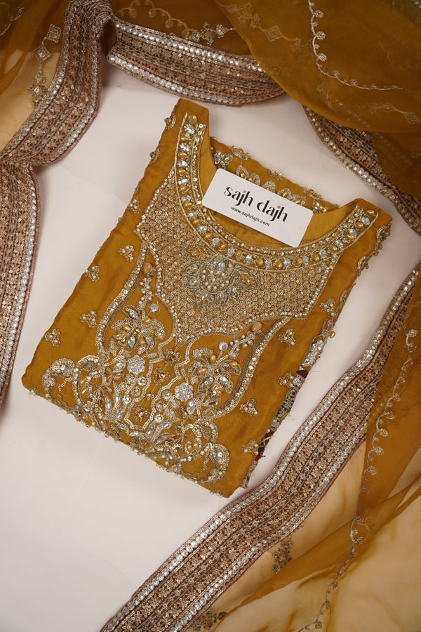 Husan e Jahan - Luxury Festive Collection with  Gharara - Ready to Wear- MC202