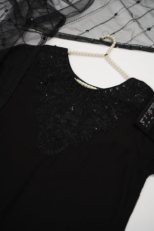 Husan e Jahan - Chiffon Outfit with Chiffon Dupatta - Ready to Wear SD562