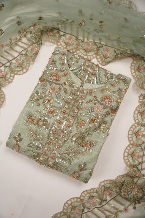 Husan e Jahan - Luxury Festive Collection with  Shararah  - Ready to Wear-MC201