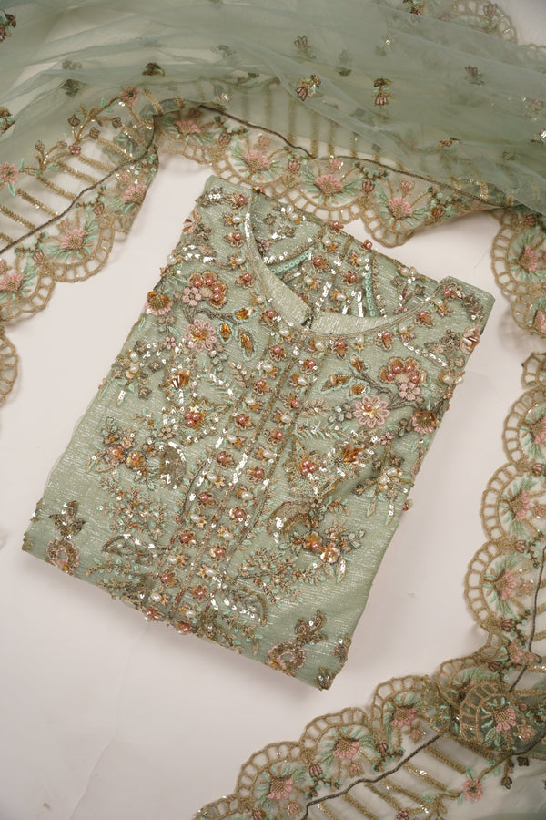 Husan e Jahan - Luxury Festive Collection with  Shararah  - Ready to Wear-MC201